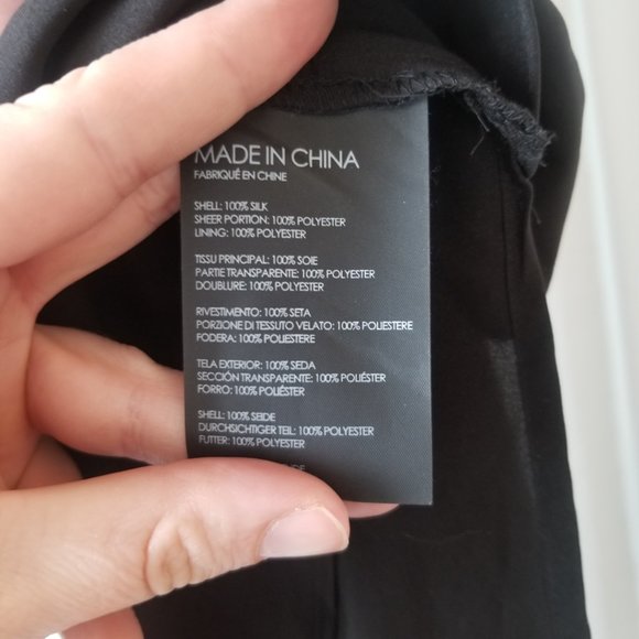 Club Monaco Maxi Silk Dress Sz 2 - Picture 4 of 7